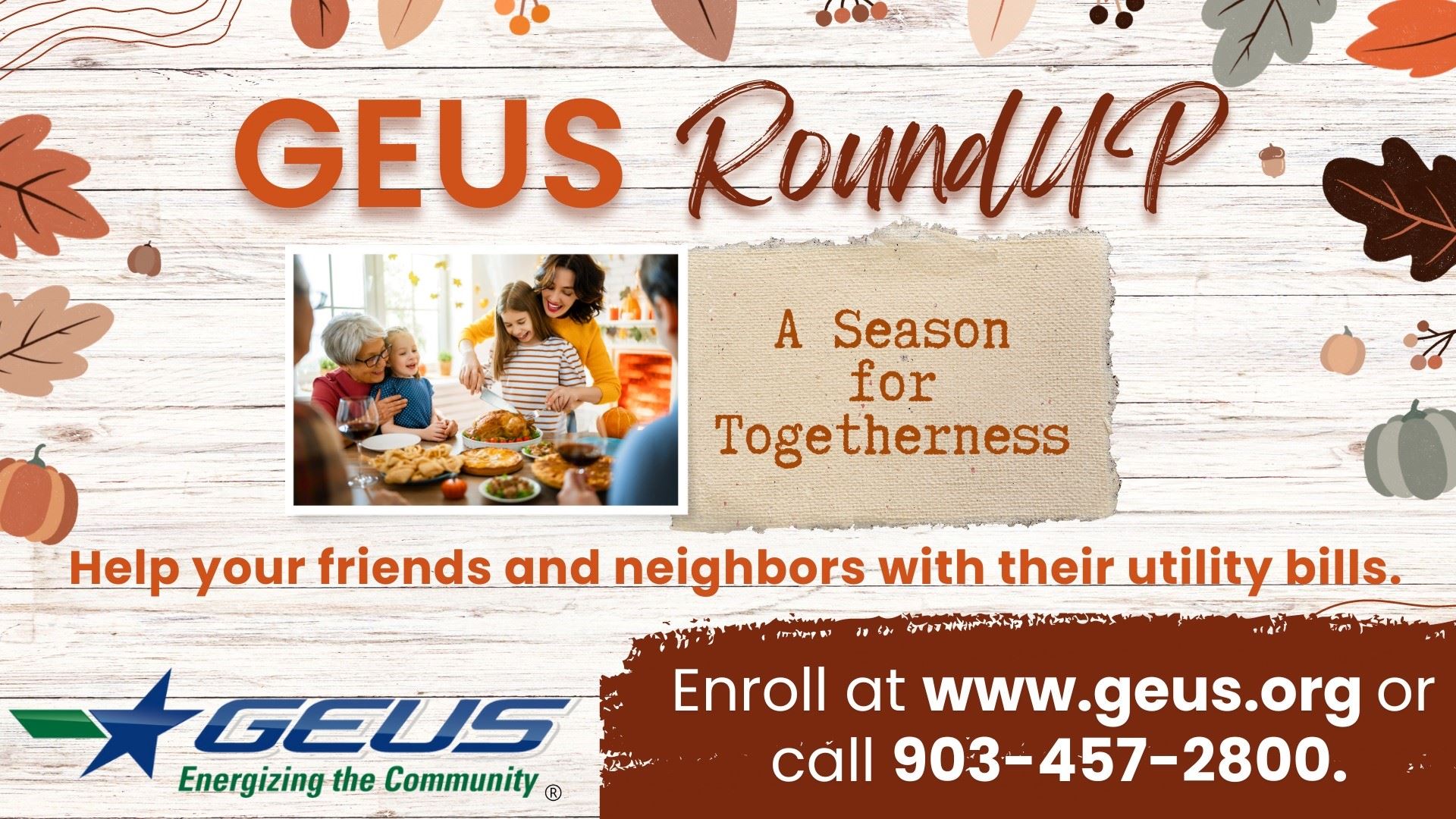 GEUS RoundUP A Season for Togetherness