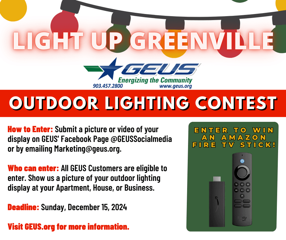 GEUS Annual Outdoor Lighting Contest 