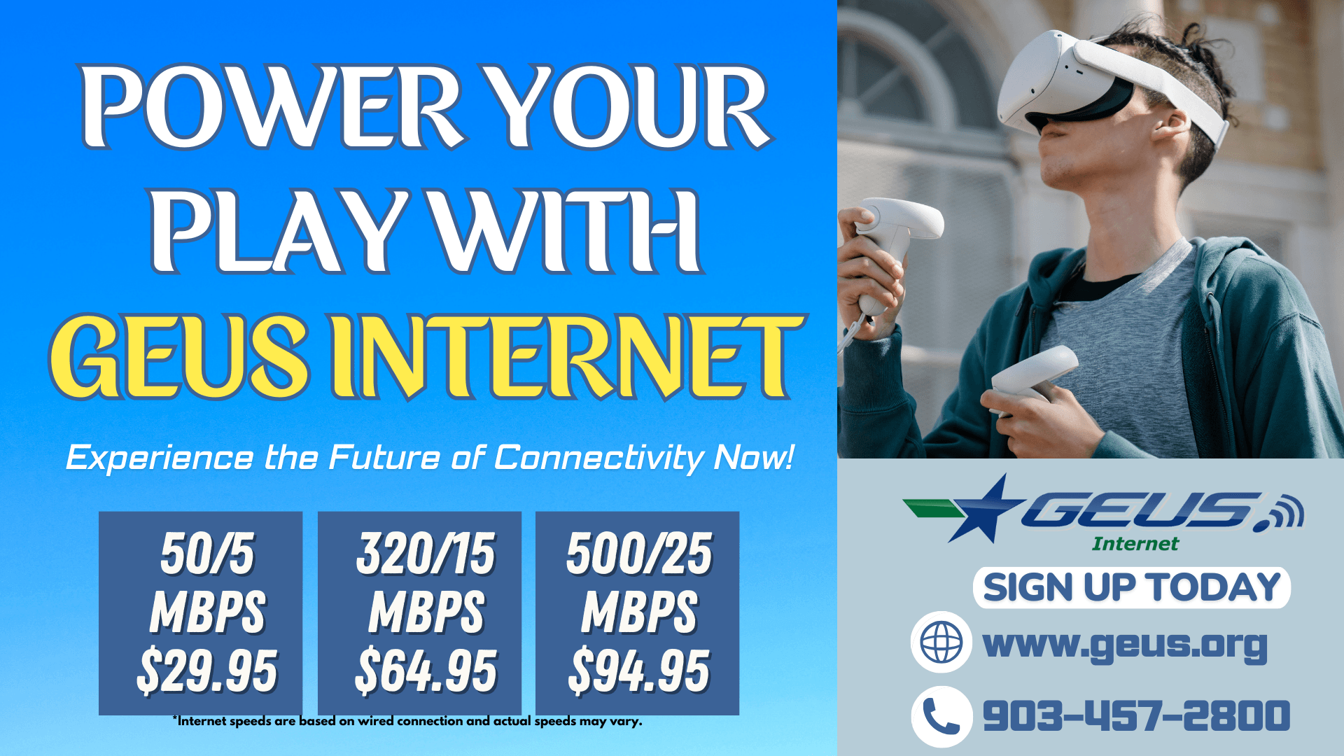 GEUS Internet Power Your Play With