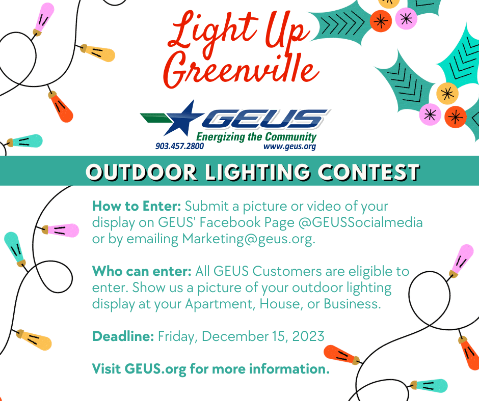 GEUS Annual Outdoor Lighting Contest 