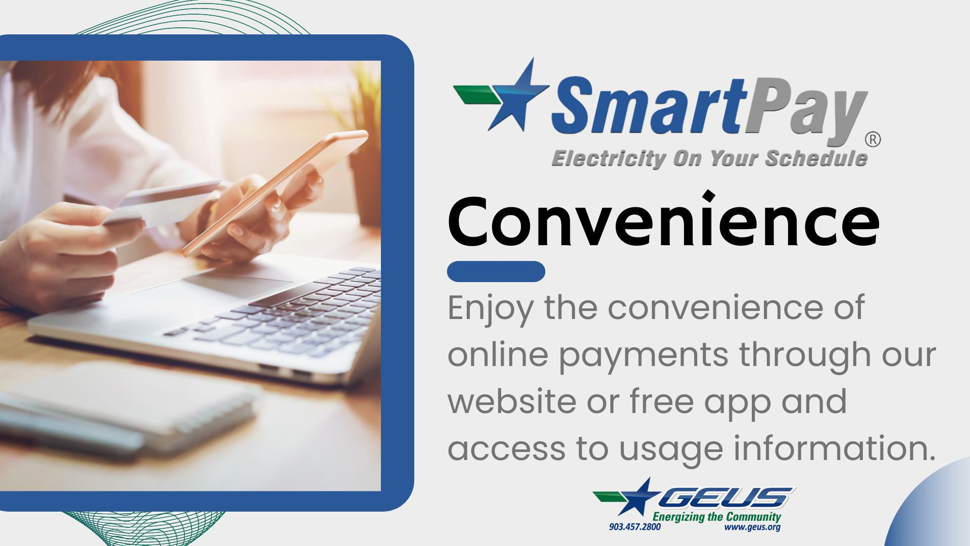GEUS SmartPay Convenience Sept.