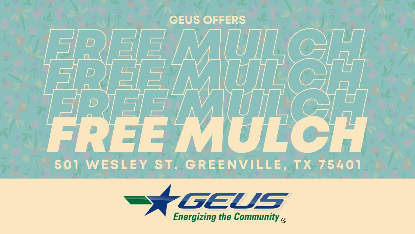 GEUS Offers Free Mulch