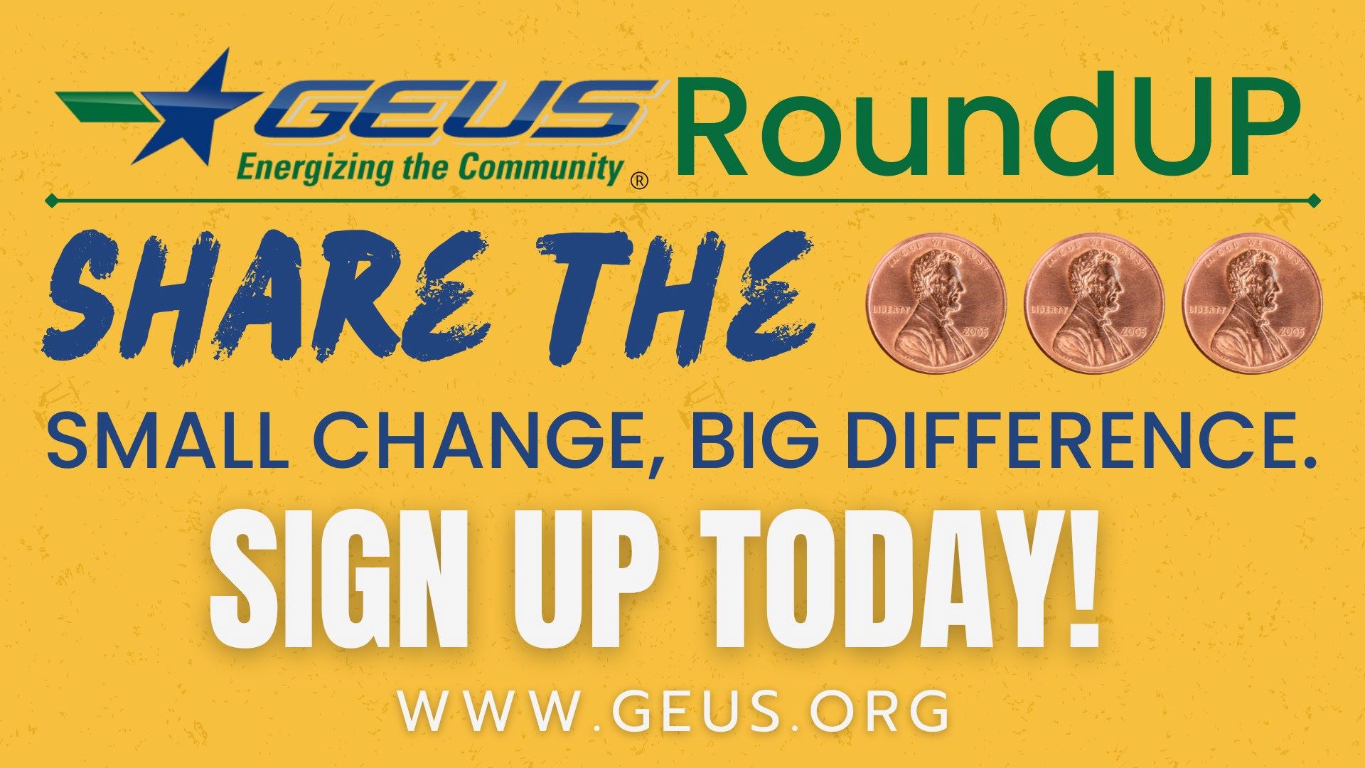 GEUS RoundUP Share the Change