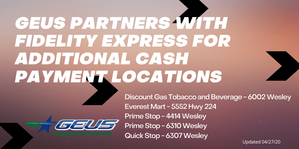 Updated Fidelity Express Locations